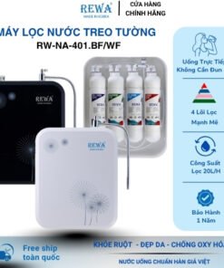 Máy Lọc Nước Hàn Quốc REWA RW-NA-401.BF/WF Thiết Kế Treo Tường - Hàng Chính Hãng